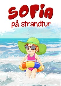 Sofia på strandtur