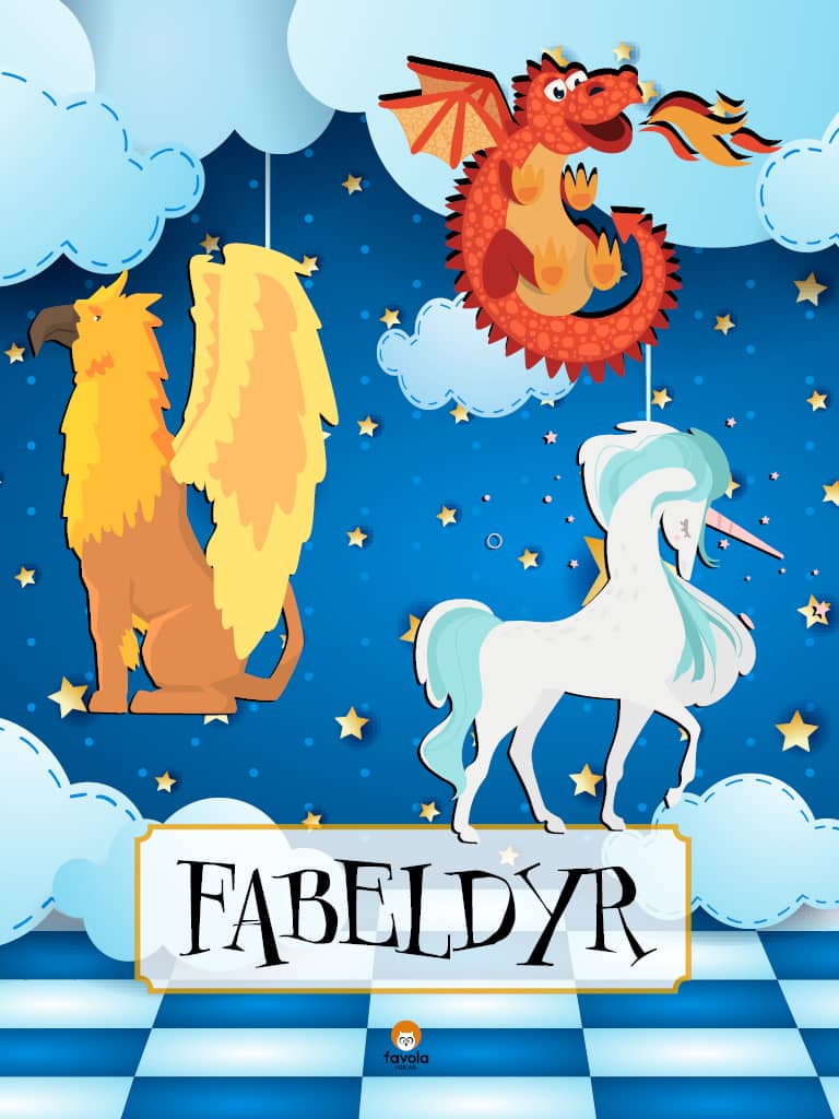 Fabeldyr forside epub, ebok, cover