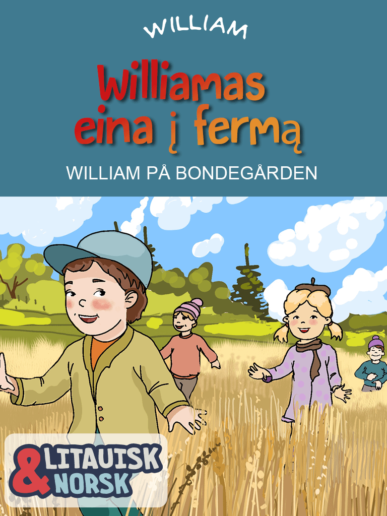 William på bondegården litauisk norsk cover forside