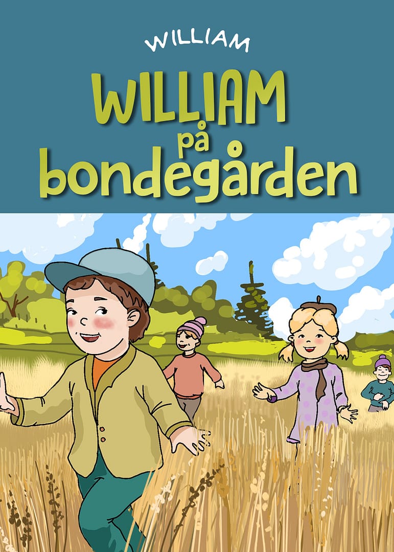 William på bondegården, epub, ebok, forside