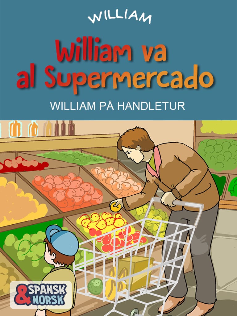 William på handletur spansk norsk cover