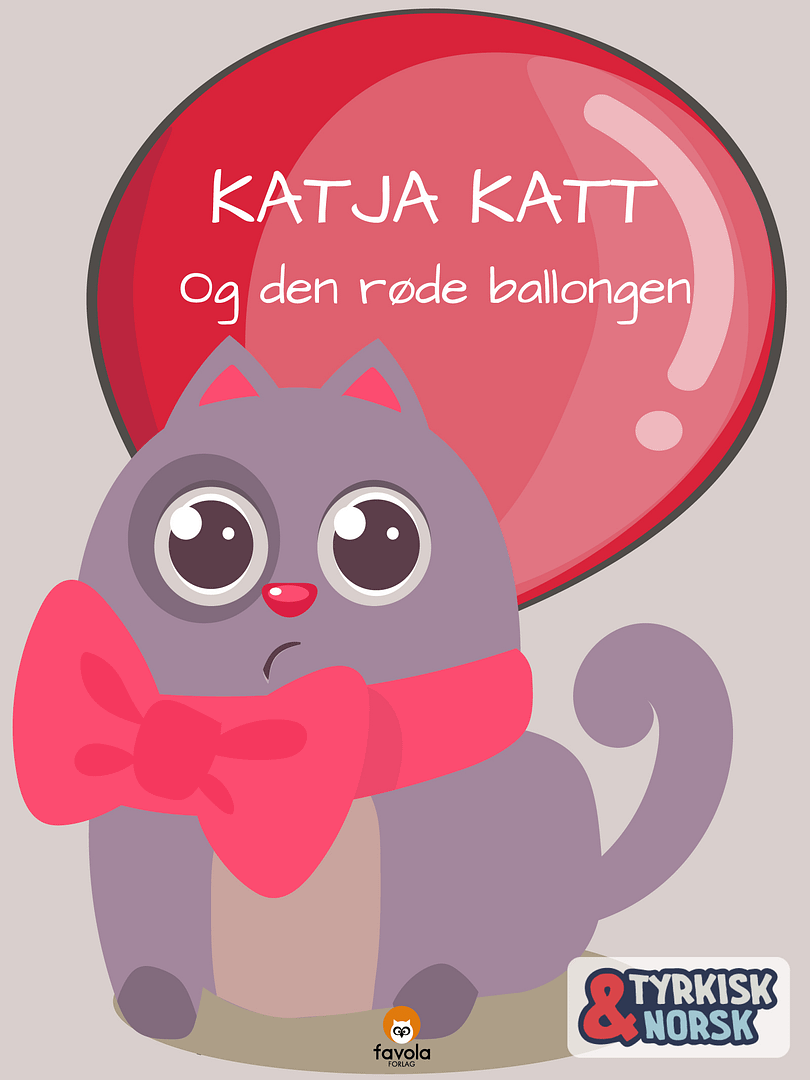 Katja Katt og den røde ballongen forside