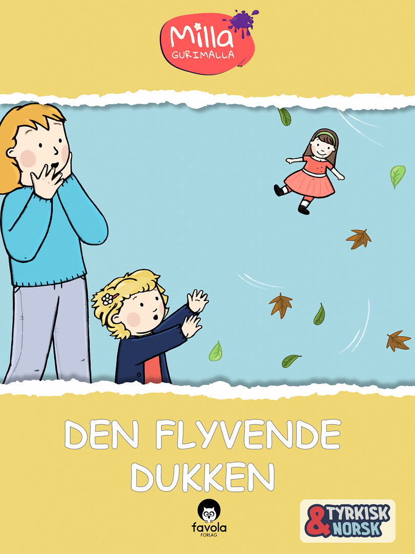 Milla-gurimalla-Den-flyvende-dukken-Tyrkisk-norsk forside cover