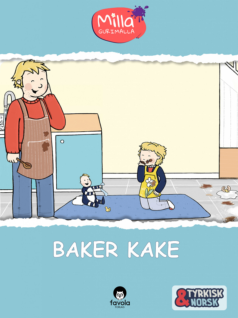 Milla-gurimalla-Baker-kake-Tyrkisk-norsk forside cover