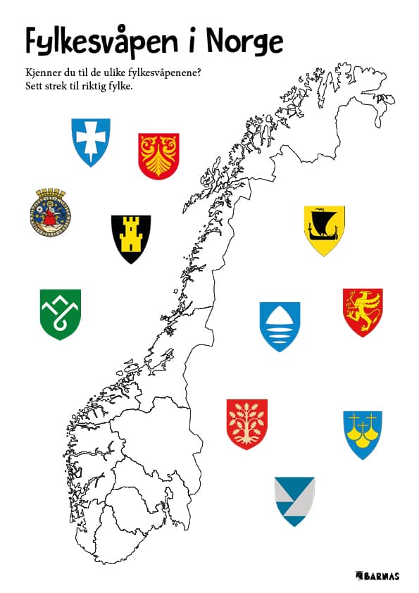 Fylkesvåpen i Norge