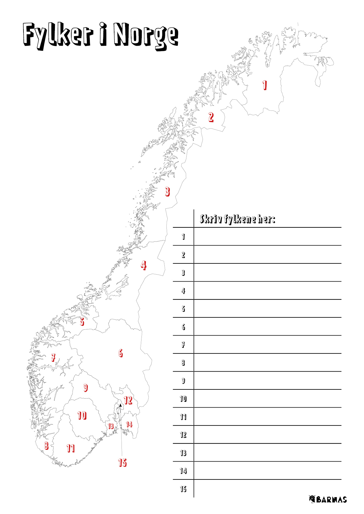Norges fylker